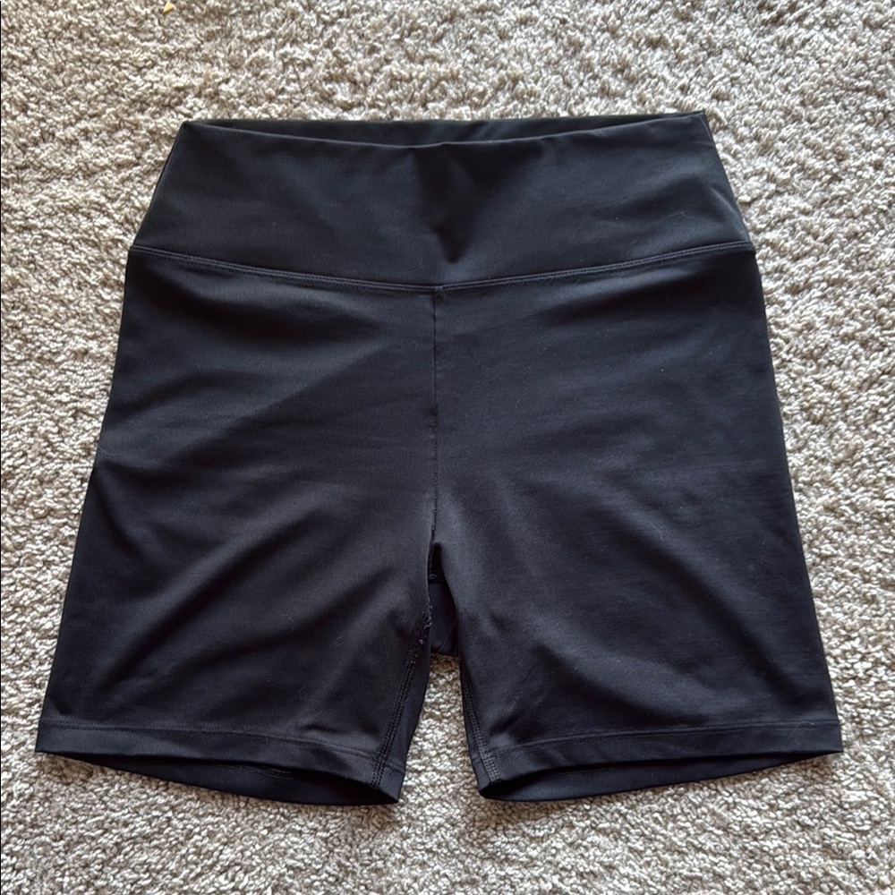 PINK Black Bike Shorts